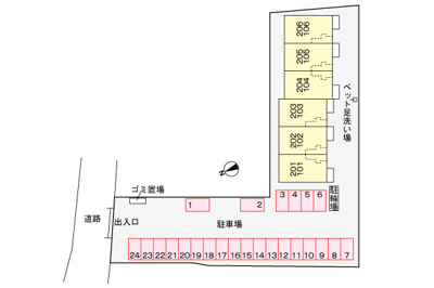【駐車場】 | ジラソーレ | 駐車場
