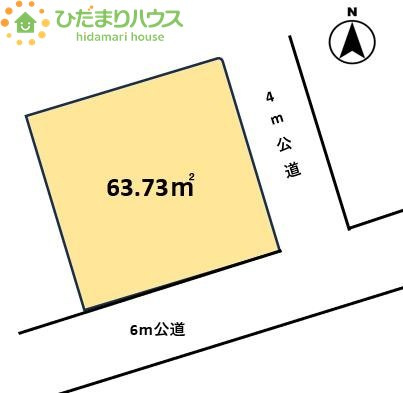 上尾市壱丁目南　売地の土地図