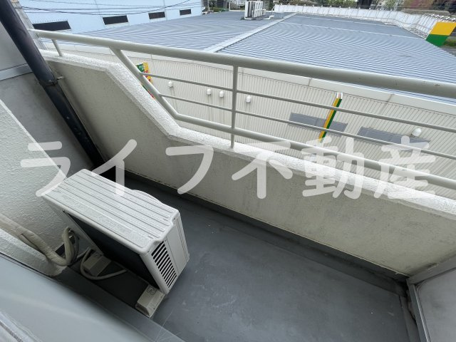 西光園のバルコニー|落ち着いた時間を過ごせるバルコニーです