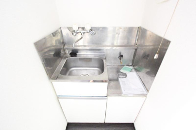 【キッチン】 | ミツユキハイム | コンパクトな1口コンロのキッチン。