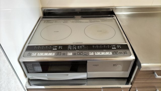 広野ハイツのキッチン|IHコンロで掃除もラクラク