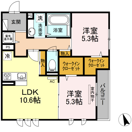 パラカントの間取り