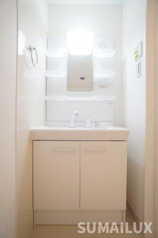 熊本市南区出仲間６丁目の賃貸マンションの独立洗面台