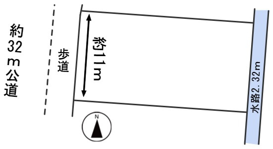 ６２０４０　岐阜市市橋１丁目土地の区画図