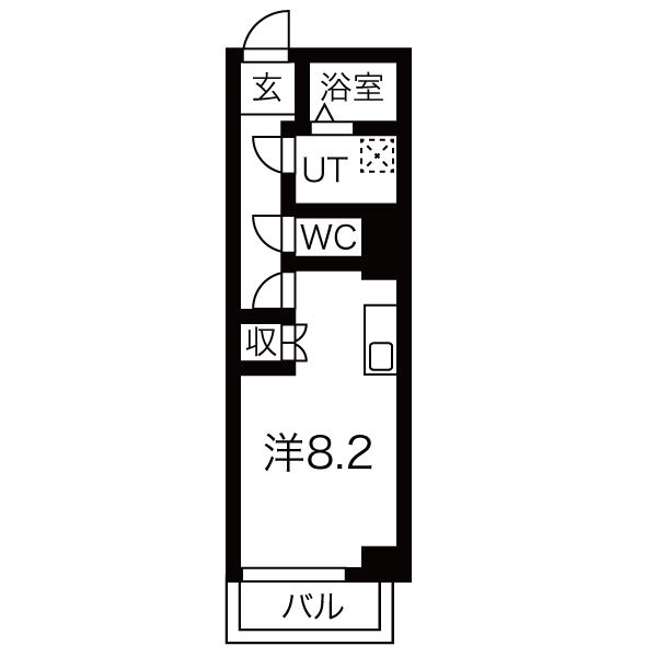 ステージ中央の間取り