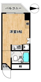 【間取り】 | シャトー都島