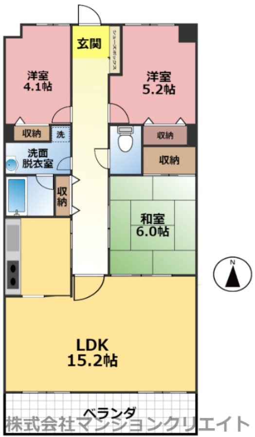 ダイアパレス西別院(投資)の間取り|現況と間取図が異なる場合は現況を優先とします。