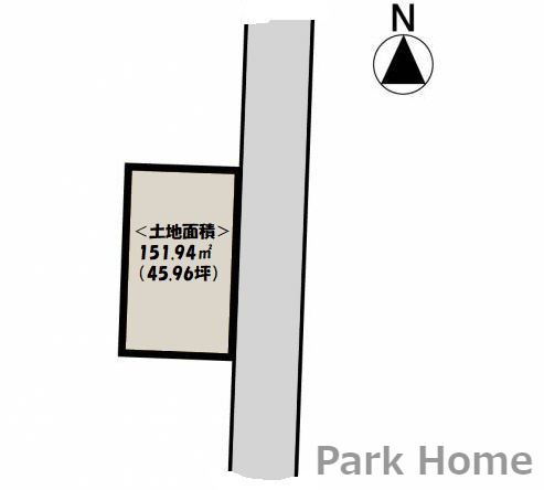 高知市一宮徳谷-建築条件付き-売土地の土地図