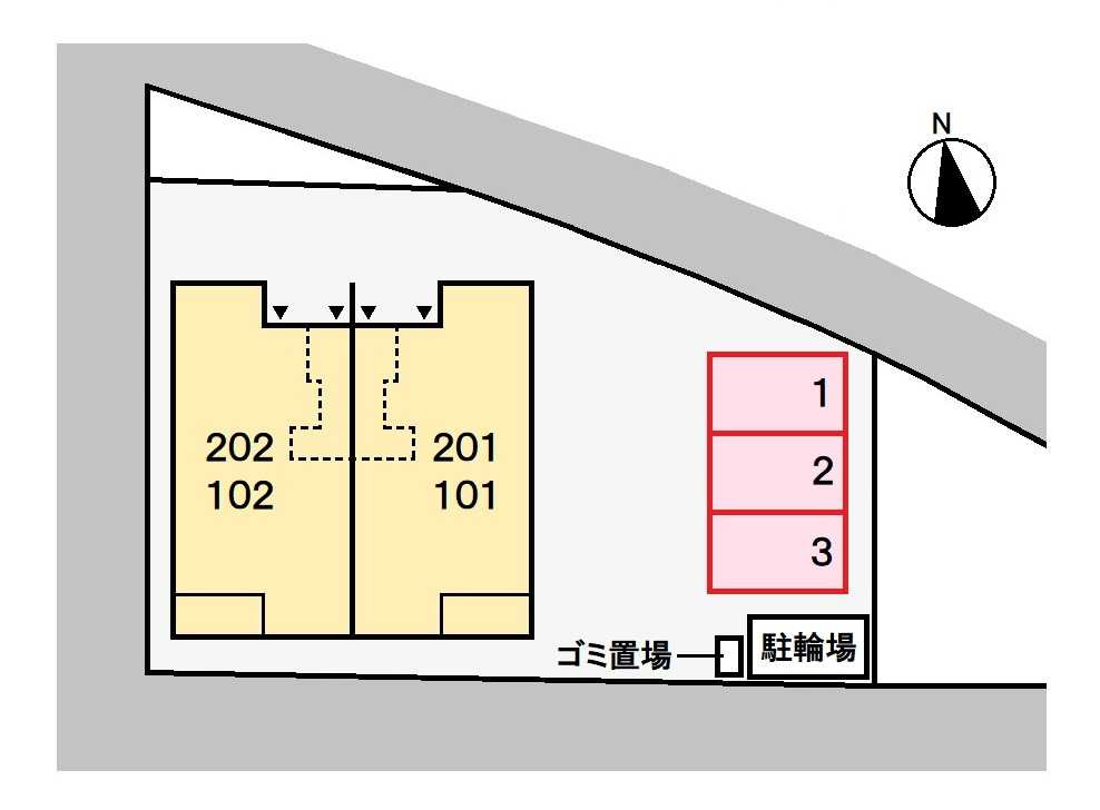 Ｐａｒｔ３の駐車場