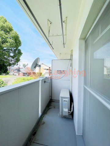 エトランゼ宮本Ⅲのバルコニー|落ち着いた時間を過ごせるバルコニーです