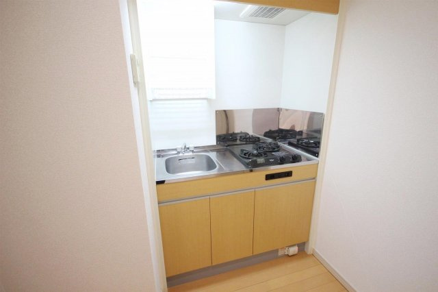 久留米市御井町のアパートのキッチン|キッチンでお料理をお楽しみください