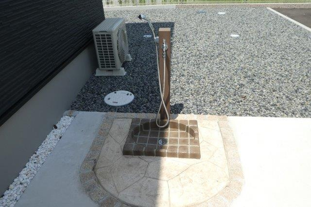 サンシティ総社のその他共用部分|ペット用足洗い場