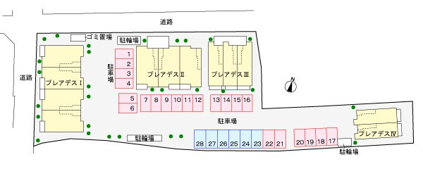 プレアデスⅡの区画図