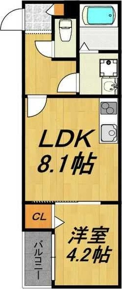 LECOCON北名古屋の間取り