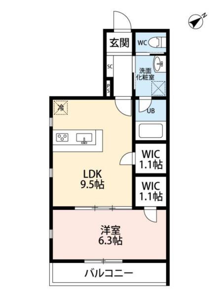 ＬＡＵＲＥＬ西船橋の間取り