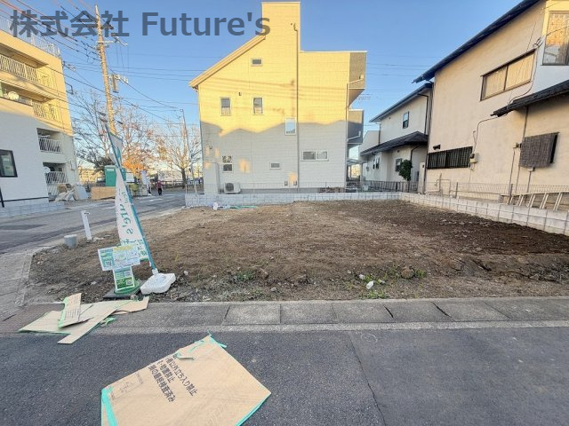 三郷市上彦名　建築条件無し売地　全1区画　の外観|現地の写真になります。