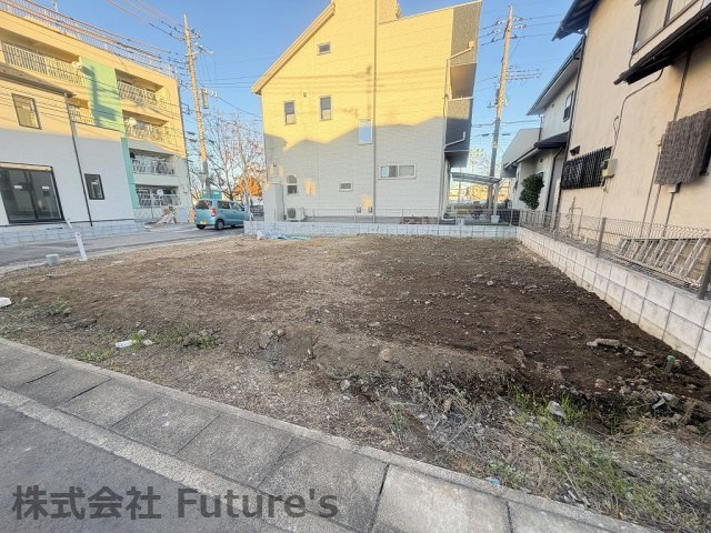 三郷市上彦名　建築条件無し売地　全1区画　の外観|現地の写真になります。