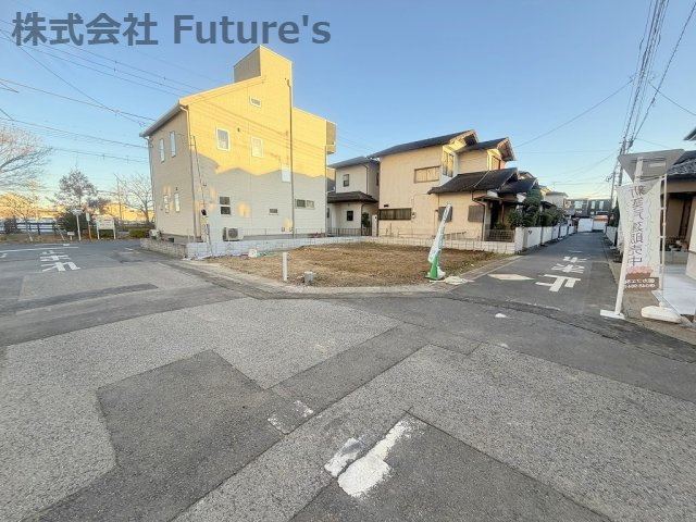 三郷市上彦名　建築条件無し売地　全1区画　の外観|現地の写真になります。