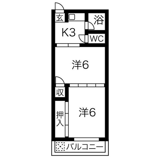 【間取り】 | 明円荘(ミョウエンソウ)