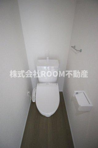 マカロンのトイレ|ゆったりとした空間のトイレです