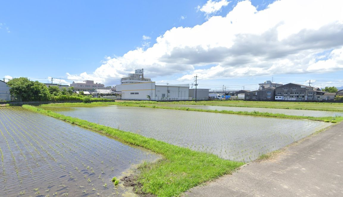 都城市高城町穂満坊の売地の外観