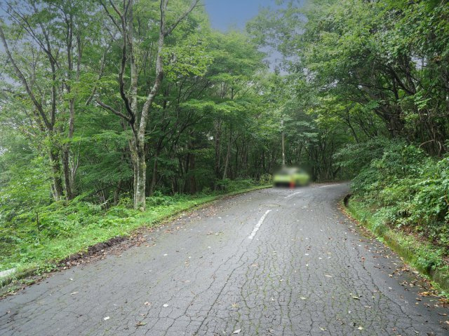那須白笹温泉郷②の前面道路含む現地写真