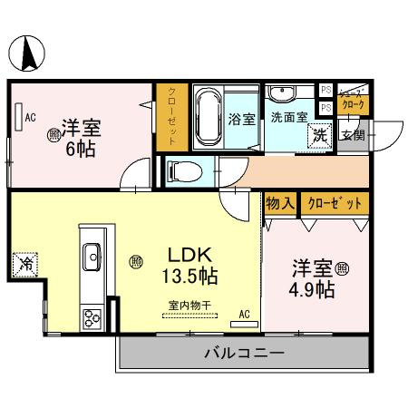 D-room新今里の間取り