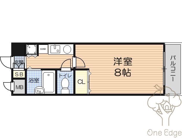 パークビュー北梅田の間取り