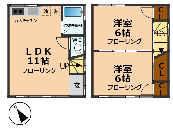 【間取り】 | 成田東3丁目戸建