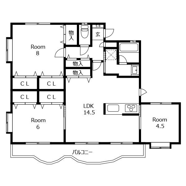 ベルリーフIIの間取り