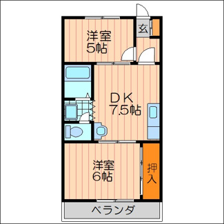 【間取り】 | GM藤田町WEST