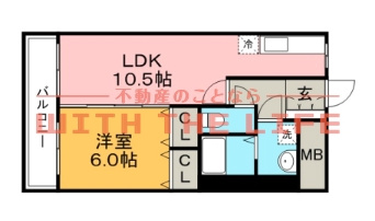 サンライズ東櫛原【キャッシュバック対象物件】の間取り