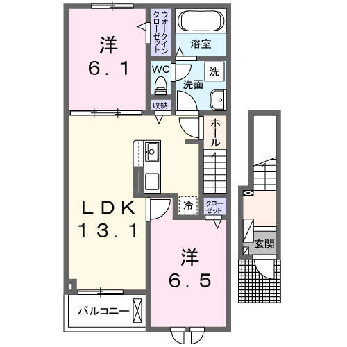 ハッフルパフⅡの間取り