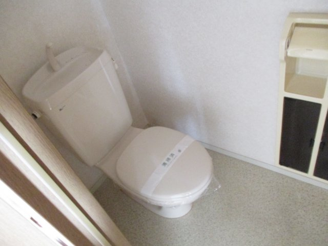 グレースコート国分Iのトイレ|落ち着いた色調のトイレです