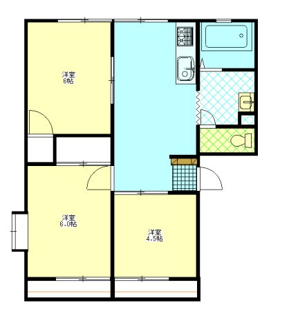 ハイツこうのとりの間取り