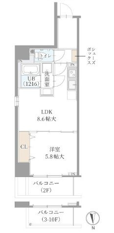 M‐chrisの間取り