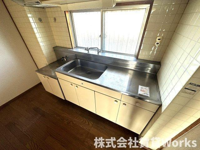 徳島サンハイツのキッチン|使いやすいキッチンです