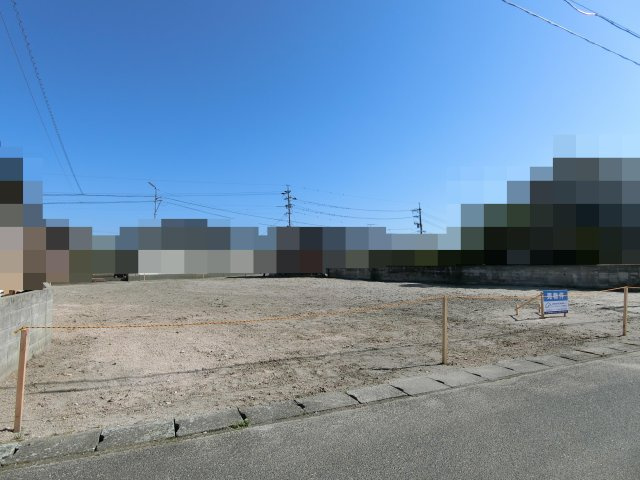 大篠津町売地の外観