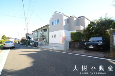 【前面道路含む現地写真】 | 海老名市上今泉5丁目  新築戸建て　全１棟　【仲介手数料無料】