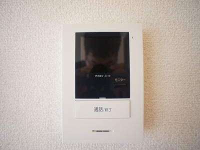 【セキュリティ】 | あじさい | 訪問者の確認ができるTVドアホン付きです♪