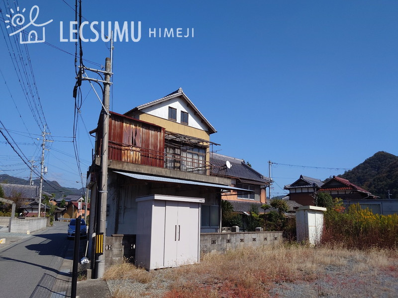 姫路市林田町下構／売土地の前面道路含む現地写真