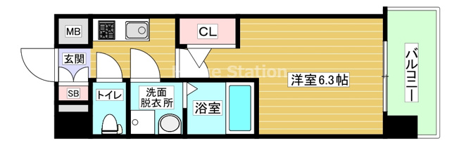 【間取り】 | エスリードレジデンス大阪福島シティウエスト