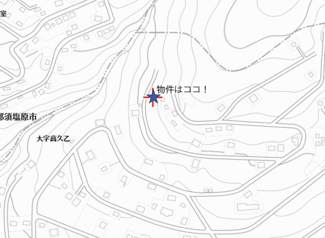 那須ハイランド⑤の土地図