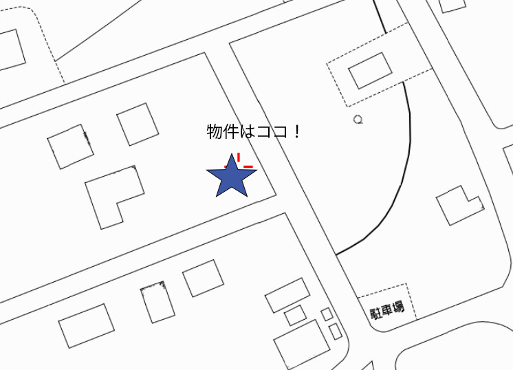 並木台別荘地➂の土地図