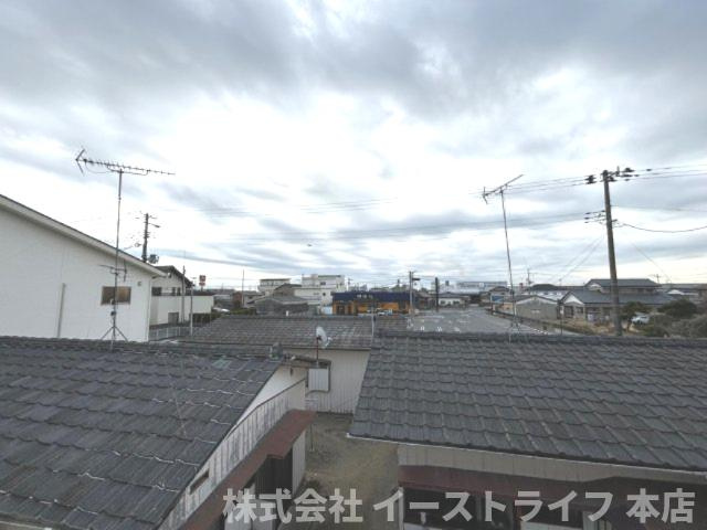 小名浜丹波沼第1　全13棟の展望|インナーバルコニーからの眺望です。