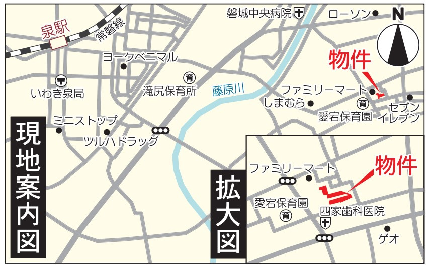 小名浜丹波沼第1　全13棟の地図|ご参照ください。