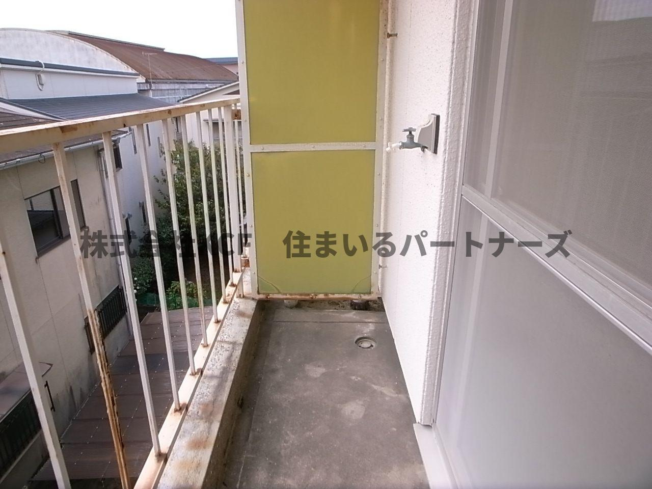 コーポ鹿田のバルコニー|広々としたバルコニーです