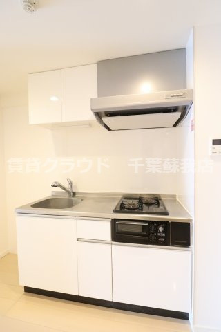 アーバンシャトー千葉のキッチン|嬉しいガスコンロ付きのキッチンです！