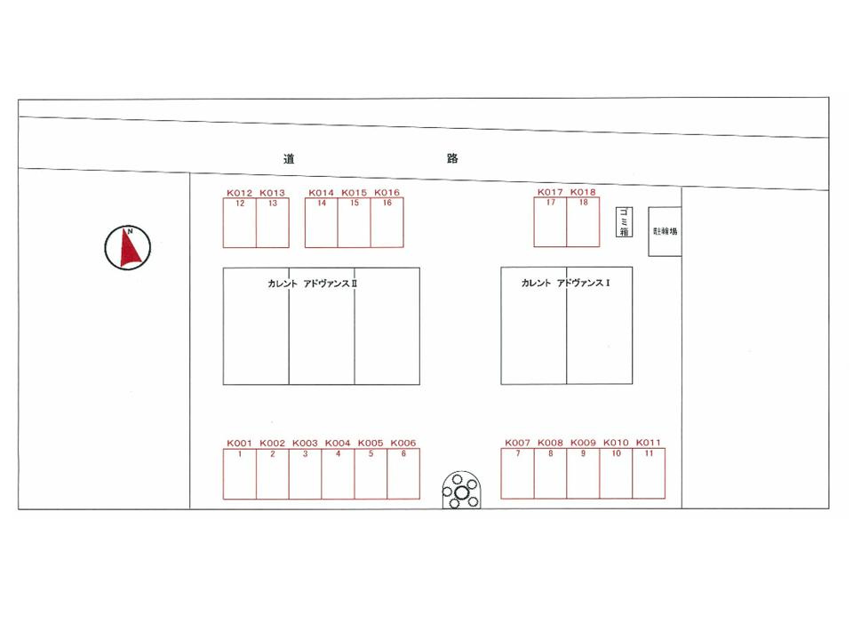 カレント　アドヴァンスⅠの駐車場|駐車場