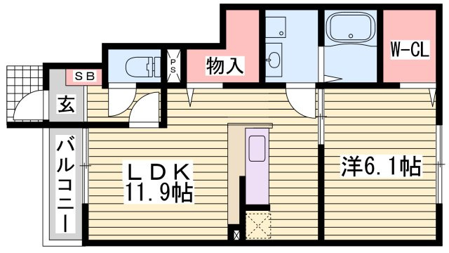 ロイヤルシャトーＭの間取り